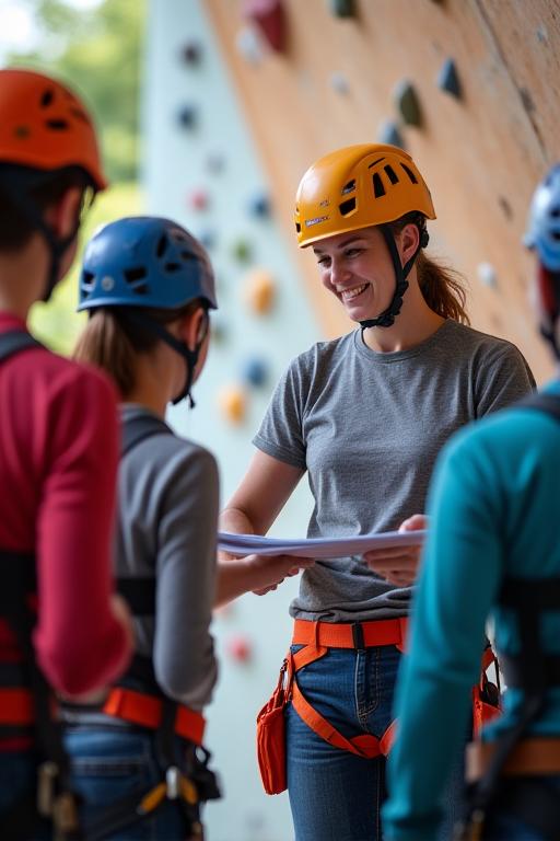 Sessione di formazione arrampicata